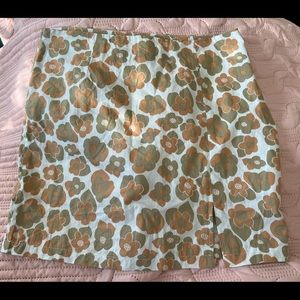 Hippie Flower Mini‎ Skirt Shein L